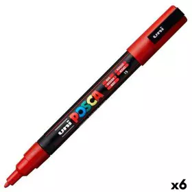 Pennarello POSCA PC-3M Rosso (6 Unità) di POSCA, Materiali da disegno - Rif: S8422589, Prezzo: 19,71 €, Sconto: %