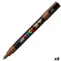 Marcador POSCA PC-3M Castanho (6 Unidades) de POSCA, Materiais de desenho - Ref: S8422590, Preço: 19,71 €, Desconto: %