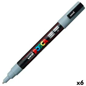 Filzstift POSCA PC-3M Grau (6 Stück) von POSCA, Fineliner - Ref: S8422591, Preis: 19,71 €, Rabatt: %