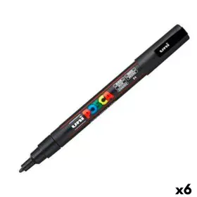 Filzstift POSCA PC-3M Schwarz (6 Stück) von POSCA, Fineliner - Ref: S8422592, Preis: 19,71 €, Rabatt: %