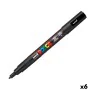 Rotulador POSCA PC-3M Negro (6 Unidades) de POSCA, Rotuladores de punta fina - Ref: S8422592, Precio: 20,57 €, Descuento: %