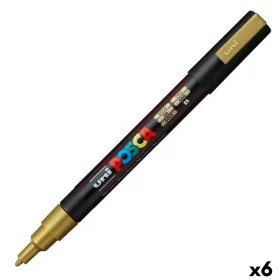 Marcador POSCA PC-3M Dourado (6 Unidades) de POSCA, Materiais de desenho - Ref: S8422593, Preço: 19,71 €, Desconto: %