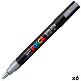 Marker POSCA PC-3M Silberfarben (6 Stück) von POSCA, Zeichnungsmaterialien - Ref: S8422594, Preis: 19,71 €, Rabatt: %