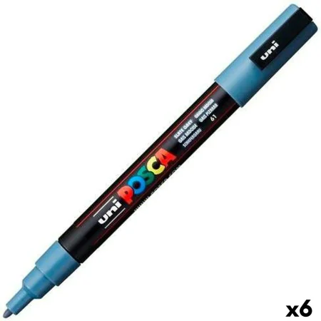 Marker POSCA PC-3M Dark grey (6 Units) by POSCA, Fineliners - Ref: S8422599, Price: 20,57 €, Discount: %