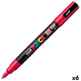 Rotulador POSCA PC-3M Vermelho Escuro (6 Unidades) de POSCA, Marcadores de ponta fina - Ref: S8422605, Preço: 20,57 €, Descon...