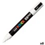 Filzstifte POSCA PC-5M Weiß (6 Stück) von POSCA, Fineliner - Ref: S8422607, Preis: 19,90 €, Rabatt: %