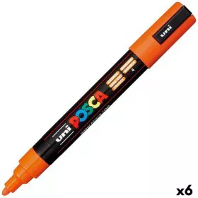 Filzstifte POSCA PC-5M Orange (6 Stück) von POSCA, Fineliner - Ref: S8422610, Preis: 19,90 €, Rabatt: %