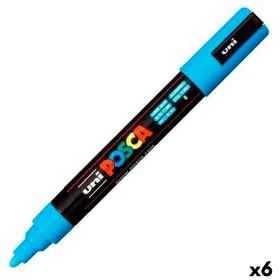 Filzstifte POSCA PC-5M Hellblau (6 Stück) von POSCA, Fineliner - Ref: S8422613, Preis: 19,90 €, Rabatt: %