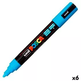 Feutres POSCA PC-5M Bleu clair (6 Unités) de POSCA, Stylos feutre - Réf : S8422613, Prix : 19,90 €, Remise : %