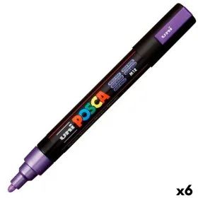 Marqueur POSCA PC-5M Violet (6 Unités) de POSCA, Stylos feutre - Réf : S8422615, Prix : 19,90 €, Remise : %