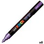 Rotulador POSCA PC-5M Violeta (6 Unidades) de POSCA, Marcadores de ponta fina - Ref: S8422615, Preço: 19,90 €, Desconto: %