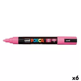 Marcador POSCA PC-5M Rosa (6 Unidades) de POSCA, Materiales de dibujo - Ref: S8422616, Precio: 20,78 €, Descuento: %