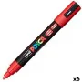 Rotuladores POSCA PC-5M Vermelho (6 Unidades) de POSCA, Marcadores de ponta fina - Ref: S8422617, Preço: 19,90 €, Desconto: %