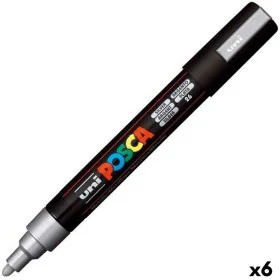 Rotuladores POSCA PC-5M Plateado (6 Unidades) de POSCA, Rotuladores de punta fina - Ref: S8422623, Precio: 19,90 €, Descuento: %