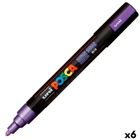 Felt-tip pens POSCA PC-5M Violet (6 Units) by POSCA, Drawing materials - Ref: S8422638, Price: 19,90 €, Discount: %