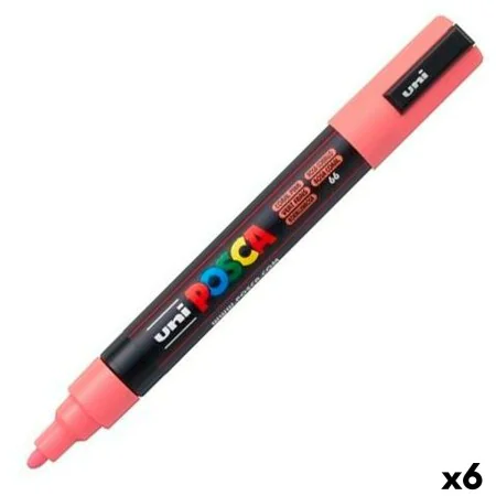 Marker POSCA PC-5M Pink (6 Units) by POSCA, Drawing materials - Ref: S8422639, Price: 19,90 €, Discount: %