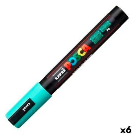 Marker POSCA PC-5M Turquoise Green (6 Units) by POSCA, Drawing materials - Ref: S8422640, Price: 19,90 €, Discount: %