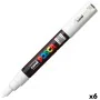 Pennarelli POSCA PC-1M Bianco Nero (6 Unità) di POSCA, Penne a punta porosa - Rif: S8422646, Prezzo: 19,00 €, Sconto: %