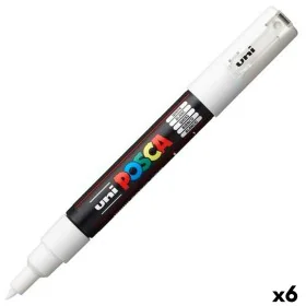 Rotuladores POSCA PC-1M Branco Preto (6 Unidades) de POSCA, Marcadores de ponta fina - Ref: S8422646, Preço: 19,00 €, Descont...