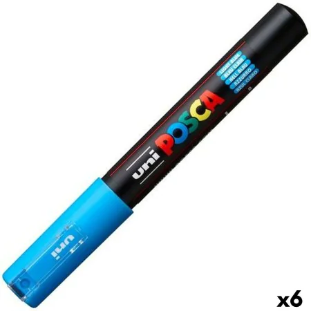 Marqueur POSCA PC-1M Bleu Bleu clair (6 Unités) de POSCA, Stylos feutre - Réf : S8422650, Prix : 19,83 €, Remise : %