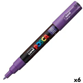 Felt-tip pens POSCA PC-1M Violet (6 Units) by POSCA, Fineliners - Ref: S8422652, Price: 19,00 €, Discount: %