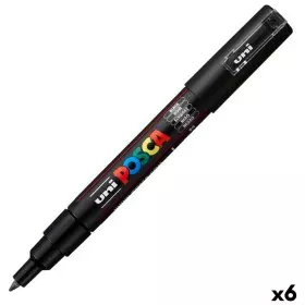 Pennarello POSCA PC-1M Nero (6 Unità) di POSCA, Penne a punta porosa - Rif: S8422656, Prezzo: 19,00 €, Sconto: %