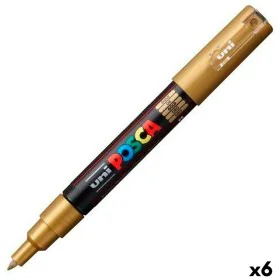 Pennarelli POSCA PC-1M Dorato (6 Unità) di POSCA, Penne a punta porosa - Rif: S8422657, Prezzo: 19,00 €, Sconto: %