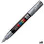 Filzstifte POSCA PC-1M Silberfarben (6 Stück) von POSCA, Fineliner - Ref: S8422658, Preis: 19,00 €, Rabatt: %