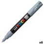 Felt-tip pens POSCA PC-1M Grey (6 Units) by POSCA, Fineliners - Ref: S8422660, Price: 19,83 €, Discount: %