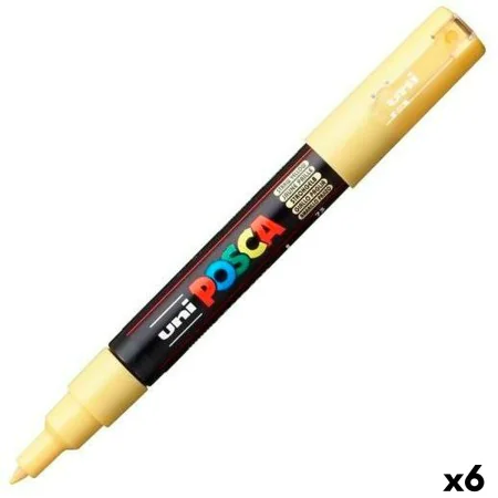 Rotuladores POSCA PC-1M Amarelo (6 Unidades) de POSCA, Marcadores de ponta fina - Ref: S8422665, Preço: 19,00 €, Desconto: %