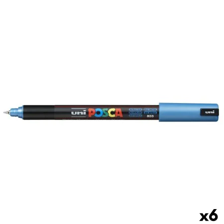 Marqueur POSCA PC-1MR métallique Bleu (6 Unités) de POSCA, Matériel de dessin - Réf : S8422683, Prix : 18,85 €, Remise : %