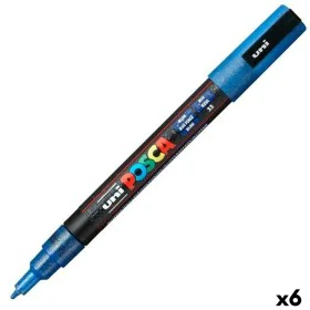 Marcador POSCA PC-3ML Azul (6 Unidades) de POSCA, Materiales de dibujo - Ref: S8422692, Precio: 19,71 €, Descuento: %