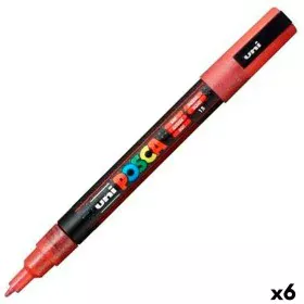 Marker POSCA PC-3ML Red (6 Units) by POSCA, Drawing materials - Ref: S8422695, Price: 19,71 €, Discount: %