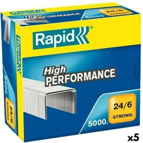 Grampos Rapid 24/6 6 mm (5 Unidades) de Rapid, Grampos - Ref: S8422704, Preço: 17,18 €, Desconto: %