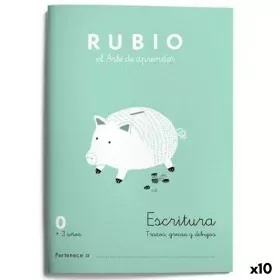 Schreib- und Kalligraphie-Notizbuch Rubio Nº0 A5 Spanisch 20 Blatt (10 Stück) von Cuadernos Rubio, Schulhefte - Ref: S8422706...