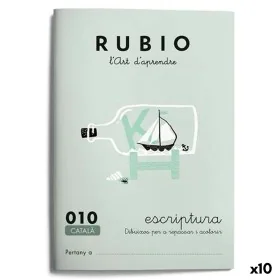 Quaderno di scrittura e calligrafia Rubio Nº10 Catalano A5 20 Fogli (10 Unità) di Rubio, Libri di esercizi e attività - Rif: ...