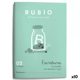 Writing and calligraphy notebook Rubio Nº02 A5 Espanhol 20 Folhas (10 Unidades) de Cuadernos Rubio, Livros de exercícios - Re...