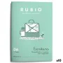 Writing and calligraphy notebook Rubio Nº06 A5 Spanish 20 Sheets (10 Units) by Cuadernos Rubio, Exercise notebooks - Ref: S84...