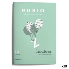 Cuaderno de escritura y caligrafía Rubio Nº13 A5 Español 20 Hojas (10 Unidades) de Cuadernos Rubio, Libretas de ejercicios - ...