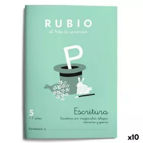 Writing and calligraphy notebook Rubio Nº05 A5 Espanhol 20 Folhas (10 Unidades) de Cuadernos Rubio, Livros de exercícios - Re...