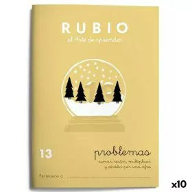 Maths exercise book Rubio Nº 13 A5 Spanish 20 Sheets (10 Units) by Rubio, Exercise notebooks - Ref: S8422732, Price: 12,48 €,...