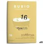 Maths exercise book Rubio Nº 16 A5 Spanish 20 Sheets (10 Units) by Rubio, Exercise notebooks - Ref: S8422735, Price: 13,00 €,...