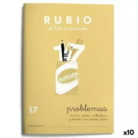 Caderno quadriculado Rubio Nº 17 A5 Espanhol 20 Folhas (10 Unidades) de Rubio, Livros de exercícios - Ref: S8422736, Preço: 1...