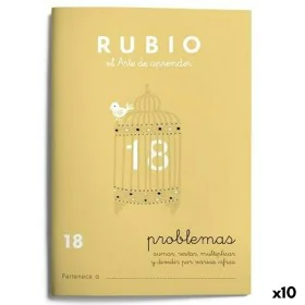 Caderno quadriculado Rubio Nº 18 A5 Espanhol 20 Folhas (10 Unidades) de Rubio, Livros de exercícios - Ref: S8422737, Preço: 1...