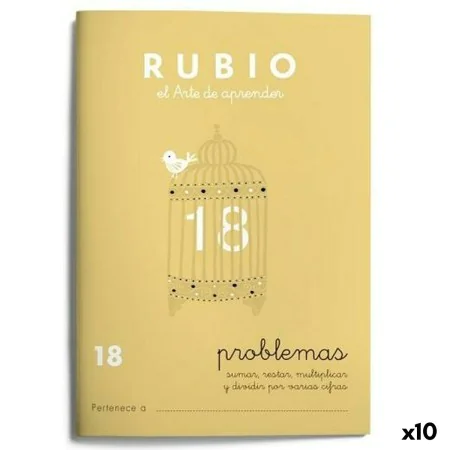 Cahier de maths Rubio Nº 18 A5 Espagnol 20 Volets (10 Unités) de Rubio, Cahiers - Réf : S8422737, Prix : 12,48 €, Remise : %