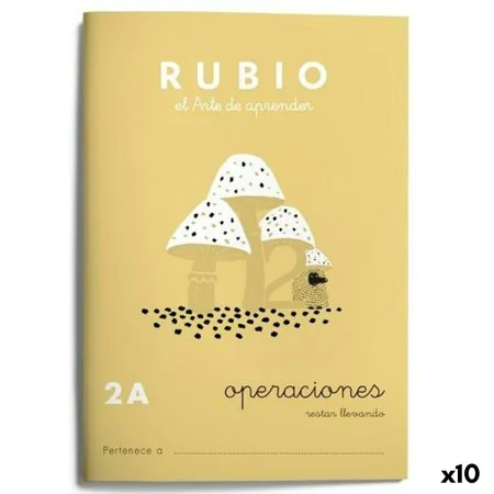 Cuaderno de matemáticas Rubio Nº2A A5 Español 20 Hojas (10 Unidades) de Cuadernos Rubio, Libretas de ejercicios - Ref: S84227...