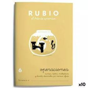 Cahier de maths Rubio Nº 6 A5 Espagnol 20 Volets (10 Unités) de Rubio, Cahiers - Réf : S8422748, Prix : 12,48 €, Remise : %