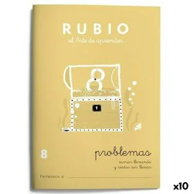 Caderno quadriculado Rubio Nº 8 A5 Espanhol 20 Folhas (10 Unidades) de Rubio, Livros de exercícios - Ref: S8422751, Preço: 13...