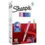 Marqueur permanent Sharpie Violet Rose Turquoise (12 Unités) de Sharpie, Marqueurs indélébiles & Stylos-marqueurs - Réf : S84...