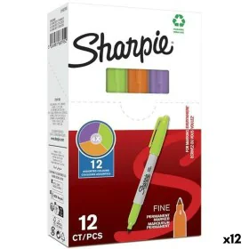 Marcatore permanente Sharpie Verde Viola Arancio (12 Unità) di Sharpie, Pennarelli indelebili e marcatori - Rif: S8422781, Pr...